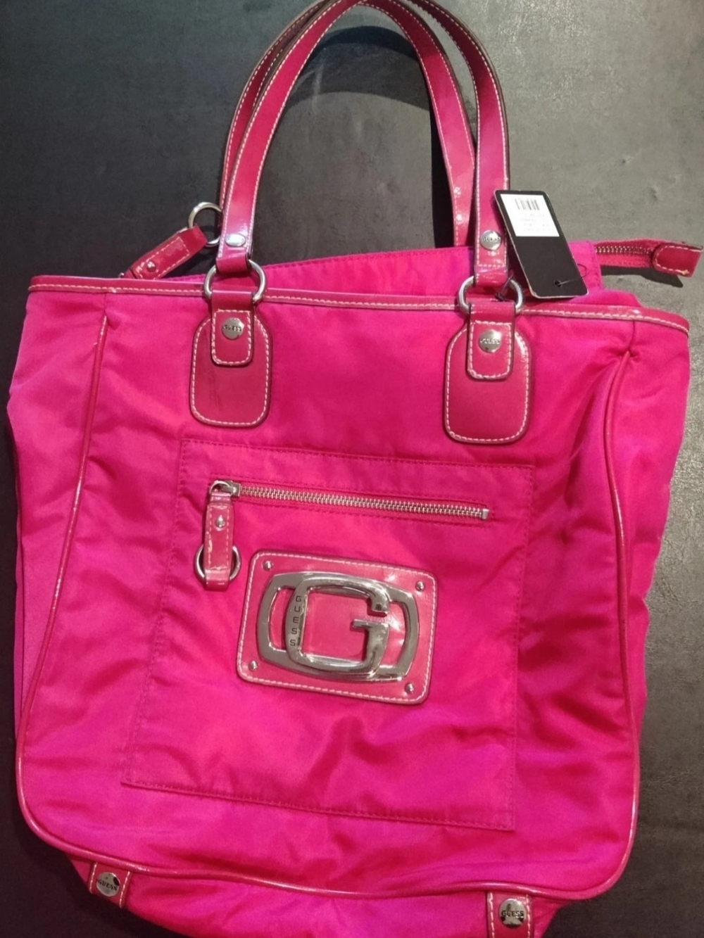 Vintage Guess Hot Raspberry Womens YTK  Shoulder Bag
